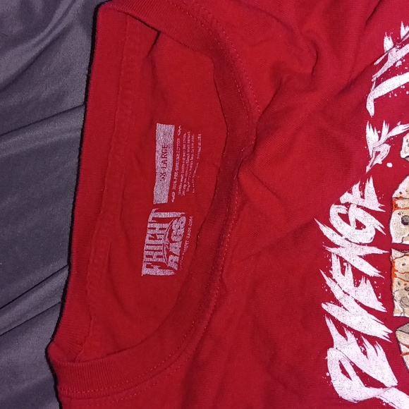 Fright Rags, Zombies Revenge of the nerds 5xl T-shirt, Red - Picture 4 of 4